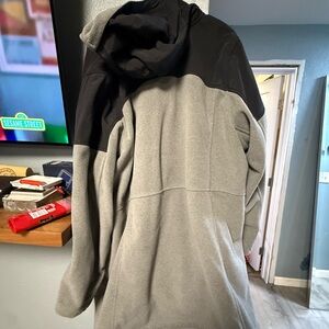 3XL grey and Black Hooded Jacket from deluth